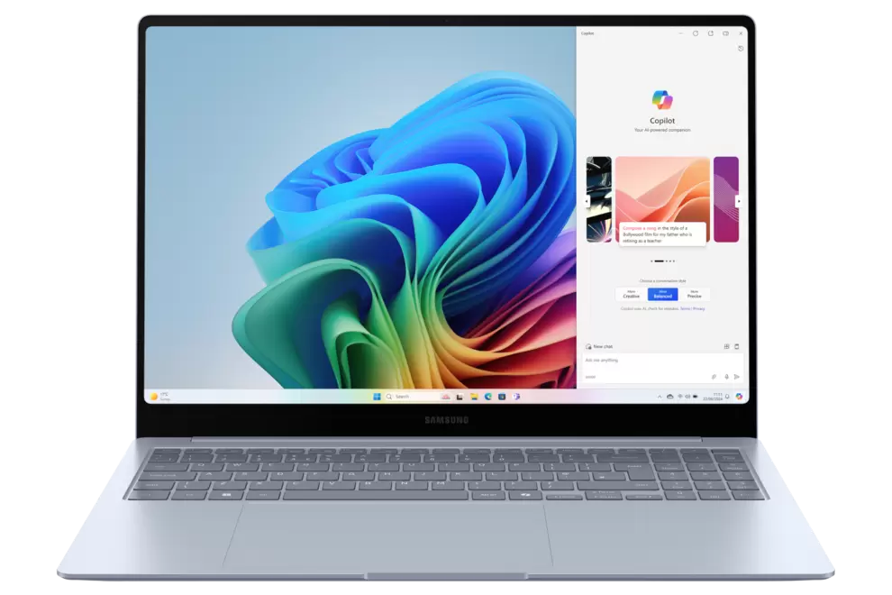 SAMSUNG Galaxy Book 4 EDGE - 16 inch - Snapdragon® X Elite X1E-80-100 - 16 GB - 512 GB - Adreno™ Onboard Graphics - Copilot+ PC (NP960XMA-KB1BE) offre à 1597€ sur Media Markt