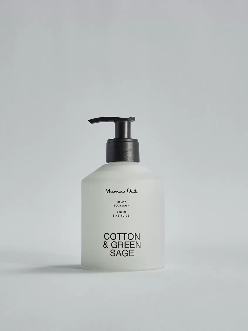 (250 ml) Savon liquide pour les mains et le corps Cotton & Green sage offre à 25,95€ sur Massimo Dutti