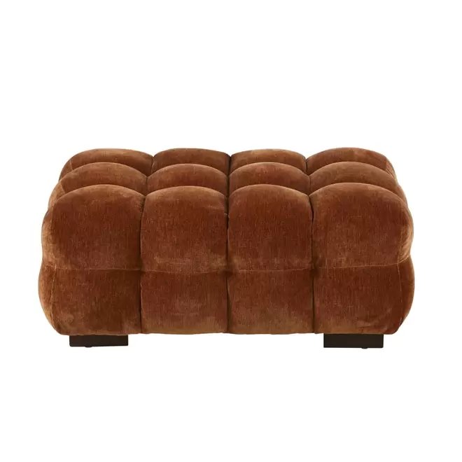 Pouf en velours coloris bronze offre à 399€ sur Maisons du Monde