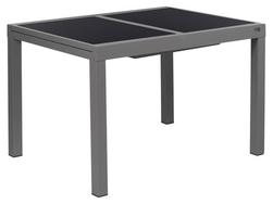 Table de jardin en aluminium gris extensible LIVARNO home Houston offre à 179€ sur Lidl