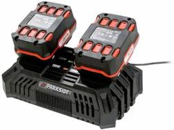 Lot de 2 batteries 4 Ah avec chargeur double 2 x 4,5 A 20 V PARKSIDE® offre à 74,99€ sur Lidl